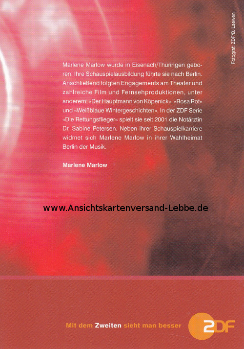 Marlow rettungsflieger marlene Die Rettungsflieger