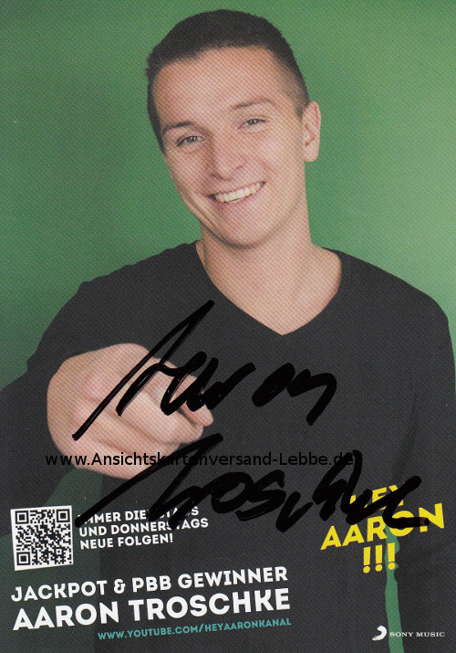 Autogramm Aaron Troschke 3 August 1989 In Berlin Youtube