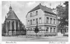 Ansichtskarte: Brwalde Neumark - Rathaus und Kirche - 1935 Knigsberg (Neumark) - Frstenwalde  ...