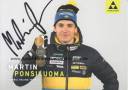 Autogramm: Martin Ponsiluoma * Östersund Nordic Racing Team BIATHLON  ...