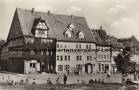 Ansichtskarte: Bad Frankenhausen / Kyffh�user - Solbad - Alte Apotheke und Th�ringer Hof - 1957 - Erhard Neubert Karl-Marx-Stadt - nach Oranienburg Kerndl VEB Ru�werk - Th�ringen  ...