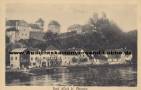 Ansichtskarte: Bad Hals b. Passau - Burgruine Hals - Niederbayern - K�nig Ludwig III. Bayern 1918 nach M�nchen 8 H�llerer  ...