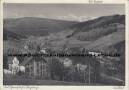 Ansichtskarte: Bad Schwarzbach i. Isergebirge - Totalblick - Das Kurhaus - Brandh�h Baude - Landkreis Lauban - Regierungsbezirk Liegnitz - Provinz Schlesien - Preu�en - Deutsches Reich - 1939 nach Berlin Tempelhof - heute Czerniawa-Zdroj - Bad Flinsberg : Swieradow-Zdroj - Niederschlesien  ...