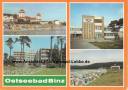 Ansichtskarte: Binz 1986 - Ostseebad Binz - Kurhaus - FDGB-Erholungsheim Wolin - Urlauberrestaurant Riga - Blick zum Strand (DDR) Seebad - Insel R�gen   ...