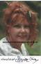 Autogramm: Brigitte Skay * 18.7.1940 Mannheim  19.11.2012 Weinheim (Brigitte Johanna Riedle) 1971: Edgar-Wallace : Die Tote aus der Themse / 1972: Tatort: Kressin und die Frau des Malers  ...