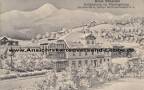 Ansichtskarte: Br�ckenberg im Riesengebirge - Hotel R�bezahl - Seeh�he 800 m Amt Krummh�bel (heute Karpacz) Karpacz Gorny - H�ckendorf Hirschberg 1928 nach Berlin N.W. - Schlesien - Niederschlesien  ...