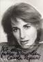 Autogramm: Carola Regnier * 2.4.1943 P�hl � 29.11.2011 Berlin - Die Manns - Ein Jahrhundertroman / Rosenstra�e / Donna Leon � Endstation Venedig  ...
