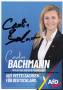 Autogramm: Carolin Bachmann MdB * 3.9.1988 Freiberg - AfD - Deutscher Bundestag  ...
