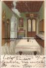 Ansichtskarte: Danzig - Breitgasse 51/52 - Die alterth�mliche Probierstube im Lachs - Ritter & Kloeden N�rnberg - Reichspost 1900 Berlin Gustav Pra�ler - Gdansk - ulica Szeroka nr 52-54 - Pod Łososiem - Deutsches Reich - Westpreussen  ...