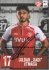 Autogramm: Dildar Atmaca * 17.10. 2002 Bielefeld - Fuball-Club Wrzburger Kickers e. V. - FWK - Wrzburger Kickers  ...