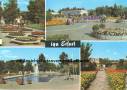 Ansichtskarte: Erfurt 1961 iga Internationale Gartenbauausstellung: Rosengarten Am Festplatz Wasserachse Vor der Zentralgaststtte - Thringen (DDR)  ...