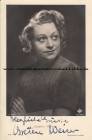 Autogramm: Grethe Weiser * 1903 Hannover � 1970 Bad T�lz - 1940 UFA : Zwischen Hamburg und Haiti + Wie konntest Du, Veronika! + Links der Isar � rechts der Spree / 1942 UFA : Die gro�e Liebe  ...