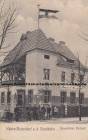 Ansichtskarte: Hohen-Neuendorf a. d. Nordbahn - Kaiserliches Postamt - Berliner Stra�e - H. Heinrich - Feldpost 1916 nach Hassenhausen Ludwig Will -Go�felden- Sichertshausen Marburg Cassel (Fronhausen)  - Landkreis Niederbarnim - Regierungsbezirk Potsdam - heute Landkreis Oberhavel - Brandenburg   ...