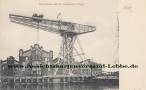 Ansichtskarte: Kiel - Riesenkran auf der Kruppschen Werft - 1904 - Gebr. Lempe - Provinz Schleswig-Holstein - Preu�en  ...