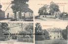 Ansichtskarte: Kraschen Kr. Guhrau (Gora) - Breslau - Consumgesch�ft Anton Mende - Kath. Kirche - Kgl. Schlo� - Schlo� Heinzendorf - Namslau - Oppeln - Hans Thiele 1921 Neuk�lln Th�ringerstr. 32 - Krasowice Niederschlesien  ...