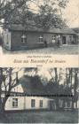 Ansichtskarte: Kunzendorf b Gro� Wartenberg (Sycow) Stradam (Stradomia) - Julius Koschine s Gasthaus - Schlo� - R. Flassig Breslau - nach Berlin O. Pillauerstr. - Dziadowa Kloda - Niederschlesien  ...