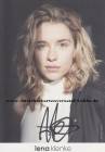 Autogramm: Lena Klenke * 25.12.1995 M�nchen (Fack ju G�hte / Victoria / Babylon Berlin / Das schweigende Klassenzimmer / 8 Tage / Die Zweiflers)  ...