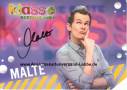 Autogramm: Malte Arkona * 1.10.1978 Hannover - (ARD/ZDF) KiKA : Die beste Klasse Deutschlands  ...