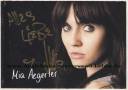 Autogramm: Mia Aegerter * 9.10.1976 Myriam Aegerter - Freiburg im �echtland - Gute Zeiten, schlechte Zeiten - Gr�nzg�ngerin  ...