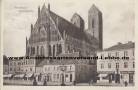 Ansichtskarte: Prenzlau - Marienkirche - Schuhhaus Ehmann - Friedrich Z�hlke - Erstes Corset-Specialgesch�ft - Kgl. priv. Mohren-Apotheke - Richard Filter - Beutel 1929 nach Berlin N.W.21 - Regierungsbezirk Potsdam - Landkreis Uckermark  ...