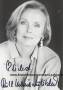 Autogramm: Ruth Maria Kubitschek * 2.8.1931 Komotau, Tschechoslowakei  1.6.2024 in der Schweiz (Francis Durbridge:Melissa / Helmut Dietl:Monaco Franze  Der ewige Stenz + Kir Royal/ Das Erbe der Guldenburgs)  ...