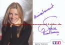 Autogramm: Sophie Thalmann * 7.5.1976 Bar-le-Duc Meuse Frankreich - TF1 : Telefoot - Y'a pas photo - Les Petits Princes  ...