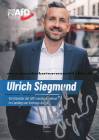 Autogramm: ROSI : Ulrich Siegmund * 25.10.1990 Havelberg (AfD im Landesverband Sachsen-Anhalt)  ...