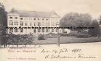 Ansichtskarte: Wedendorf - Schlo� - Herrenhaus von B�low - von Bernstorff - M. Sch�tzmann Gadebusch - Erdmann - Reichspost Kirch Grambow 1901 nach Frankfurt am Main Sommerlad - Grevesm�hlen - Nordwestmecklenburg  ...