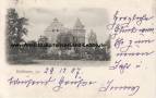 Ansichtskarte: Westhusen - Schloss - Wasserschloss - Dortmund Westerfilde - Stadtbezirk Mengede - von Bodelschwingh - von Vittinghoff - von Sydow Autograph - Deutsches Reich 1907  ...